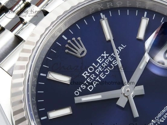 MiroTime 0419 Lightweight DateJust 36 126234 APF 1:1 Best Edition 904L Steel Blue Sitck Dial on SS Jubilee Bracelet VR 1582